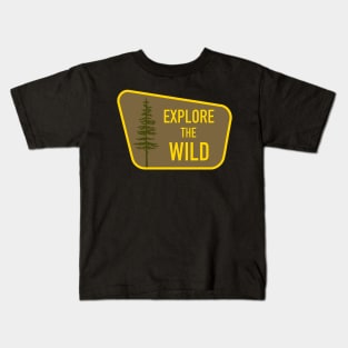 Explore the Wild Outdoor Enthusiast Design Kids T-Shirt